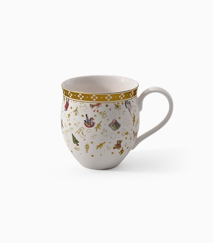 Premium Porcelain Gold Mug